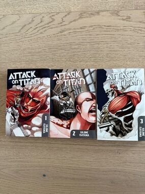 Attack on Titan Manga Volumes 1-3